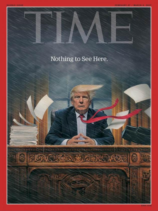 The latest cover of Time Magazine