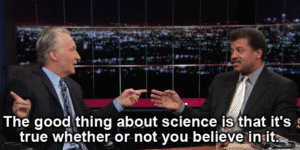 The good thing about science.