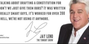 Jay Leno on the Constitution.