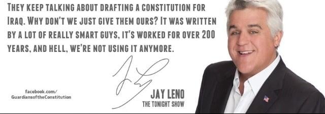 Jay Leno on the Constitution.
