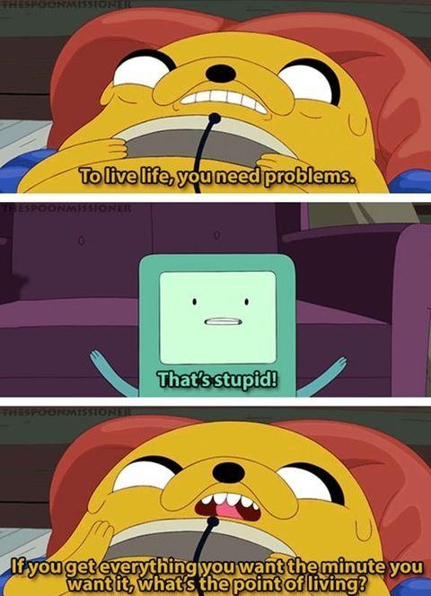 Jake the dog knows what's up