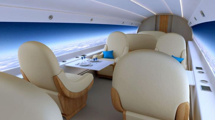 Supersonic private jet to use external cameras, giant displays instead of windows