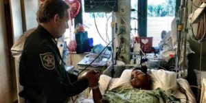 Meet Anthony Borges, 15. He used his body to hold a classroom door shut, protecting 20 other students inside as the gunman fired through the door, hitting him five times.