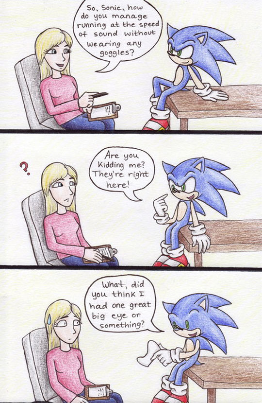 Sonic the Hedgehog.