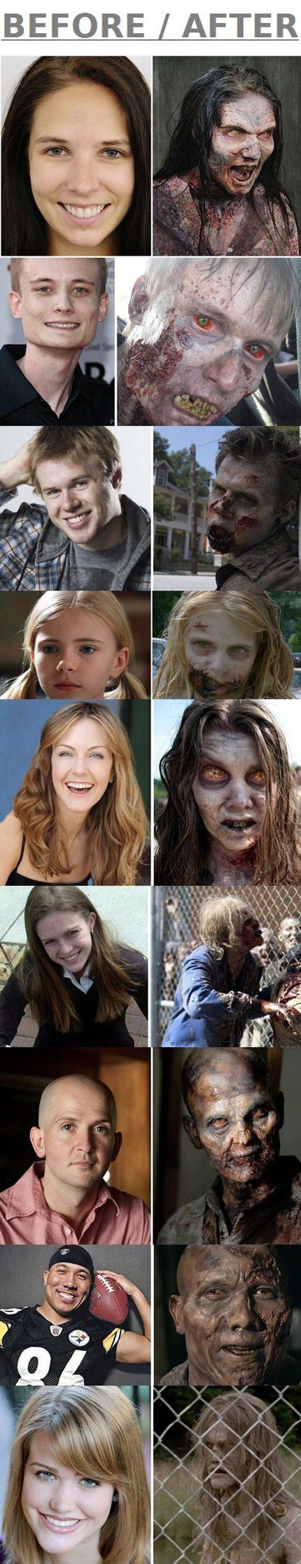 Getting zombified.