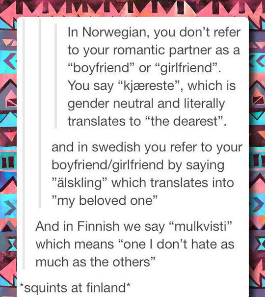 OK Finland, I guess that works.