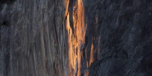 Yosemite Nat’l Park’s natural FireFall will be visible for the next few weeks