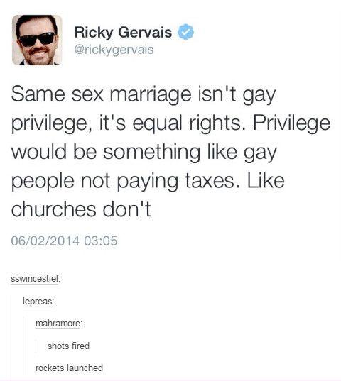 Ricky Gervais has no chill