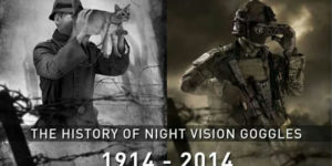 The history of night vision goggles.