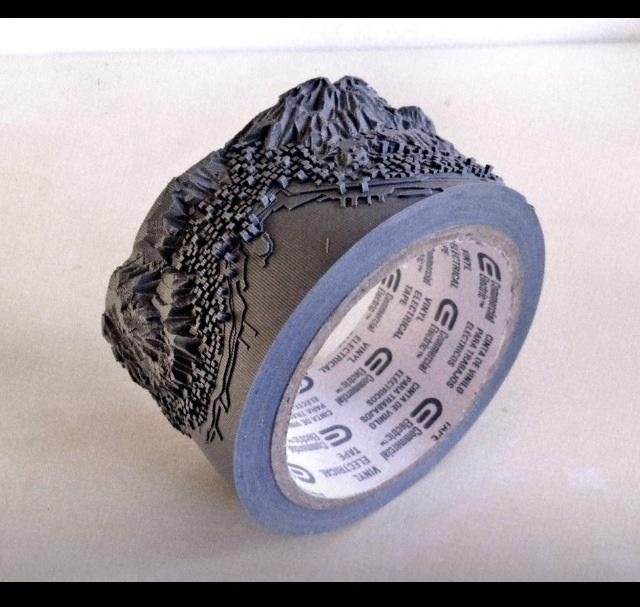 Duct tape art.