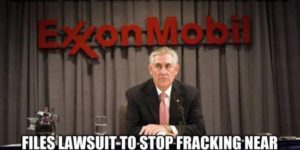 Exxon CEO logic.