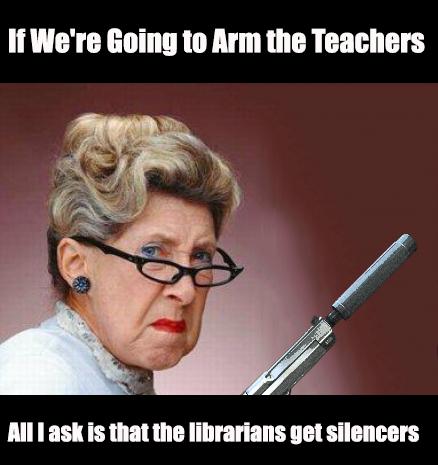 If you give a librarian a gun...