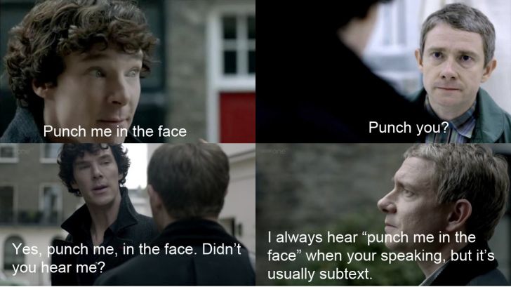 The inspiring friendship of Sherlock Holmes and John Watson.