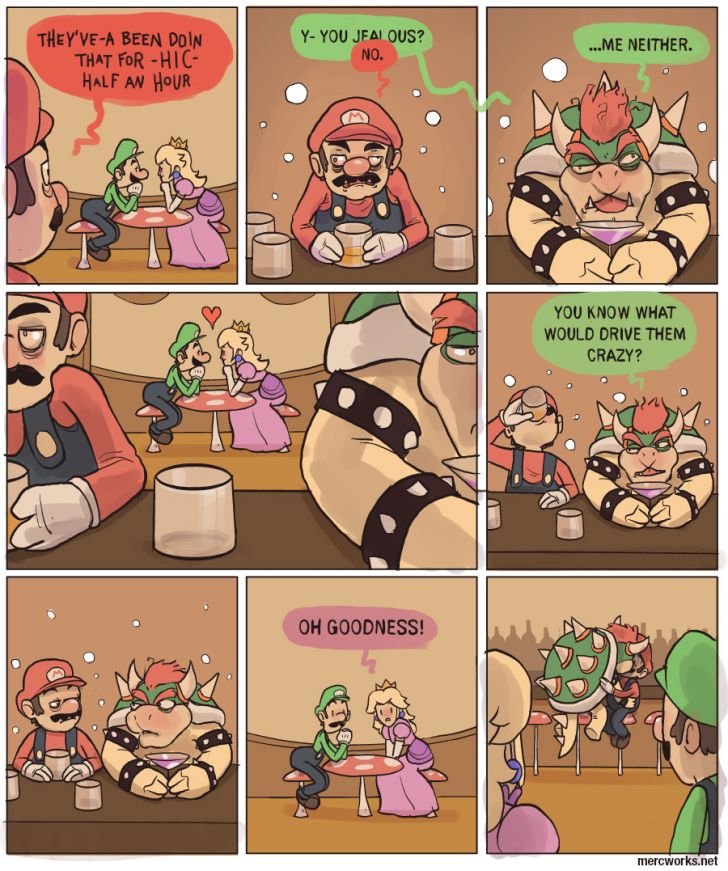 You jealous, Mario?