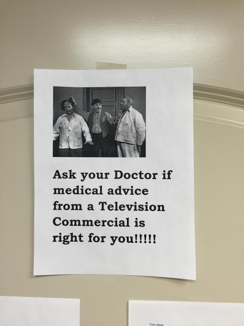 Inside my Dr.’s office…