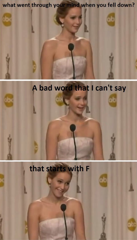 Just Jennifer Lawrence.