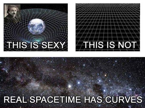 Spacetime is sexy