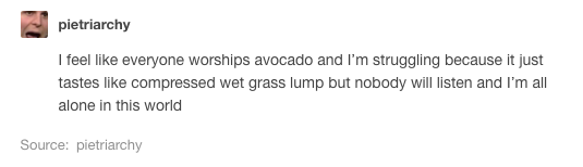 How avocados taste