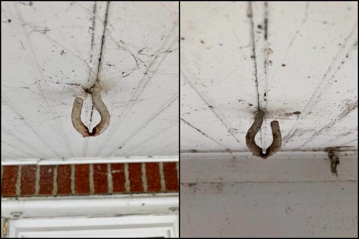 These 80 year old hooks that swung your moms porch swing.