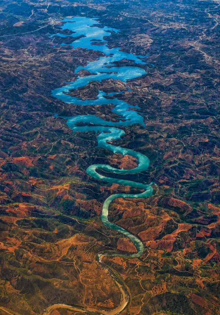The Blue Dragon River in Portugal.
