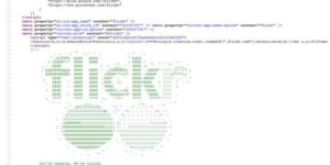 Flickr is hiring through their source code