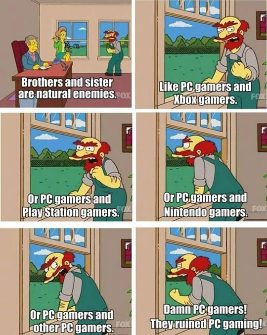 Brothers and sisters are natural enemies 