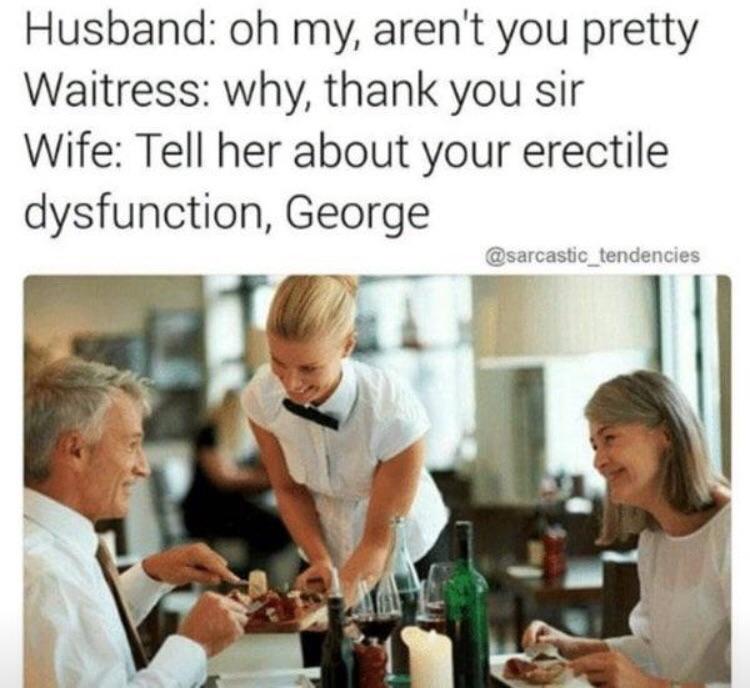Silly George.