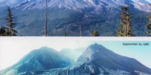 Mount St. Helens Before and After May 18th 1980 Eruption
