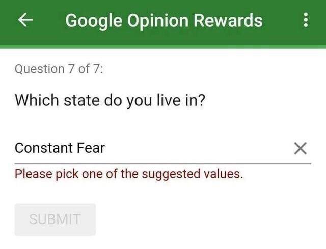 Which state do you live in?