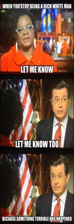 Oh Colbert.