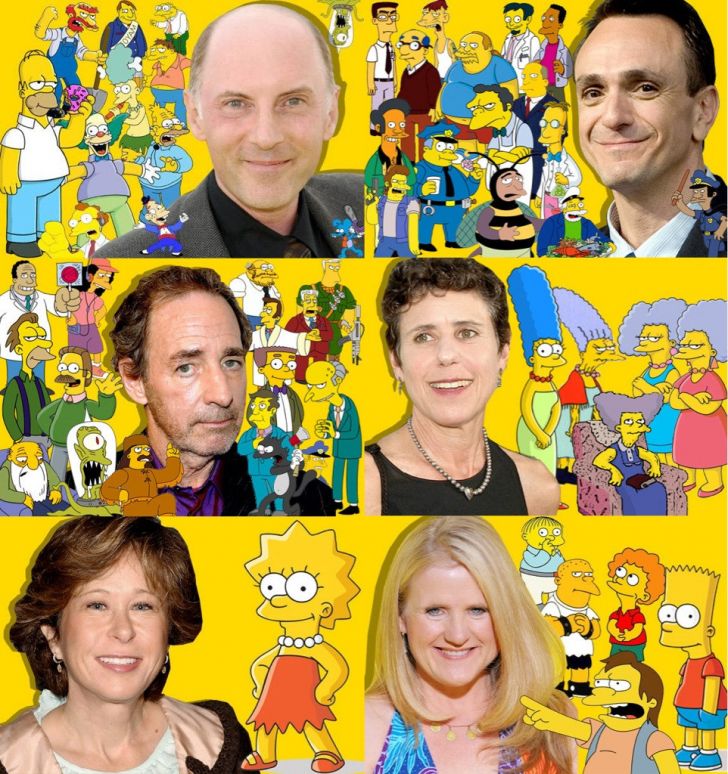 The faces behind The Simpsons.