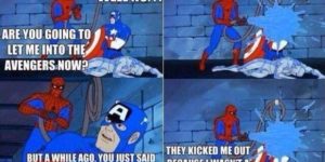 Spidey can’t catch a break…