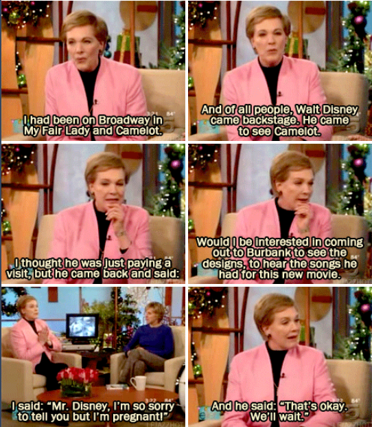 Julie Andrews on how she got the part in Mary Poppins