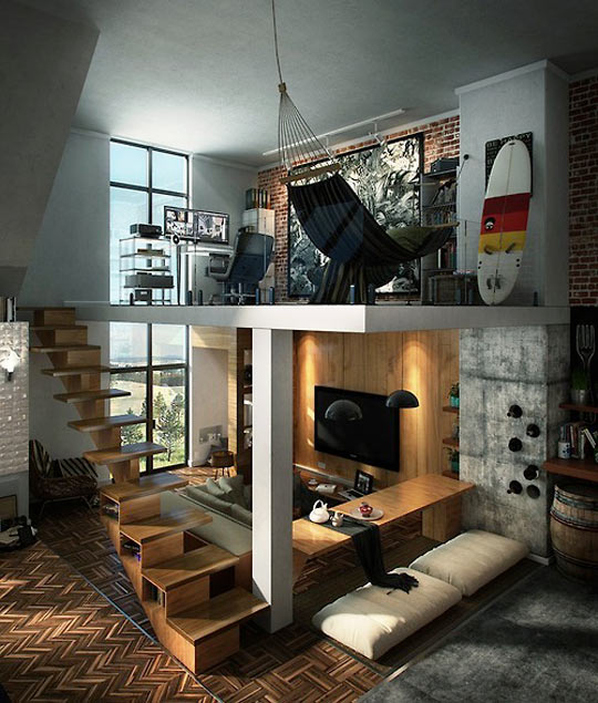 Sweet bachelor pad