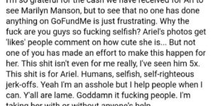 When you want to take your two year old to see Marilyn Manson but nobody takes the bait…