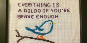My first attempt at cross stitching