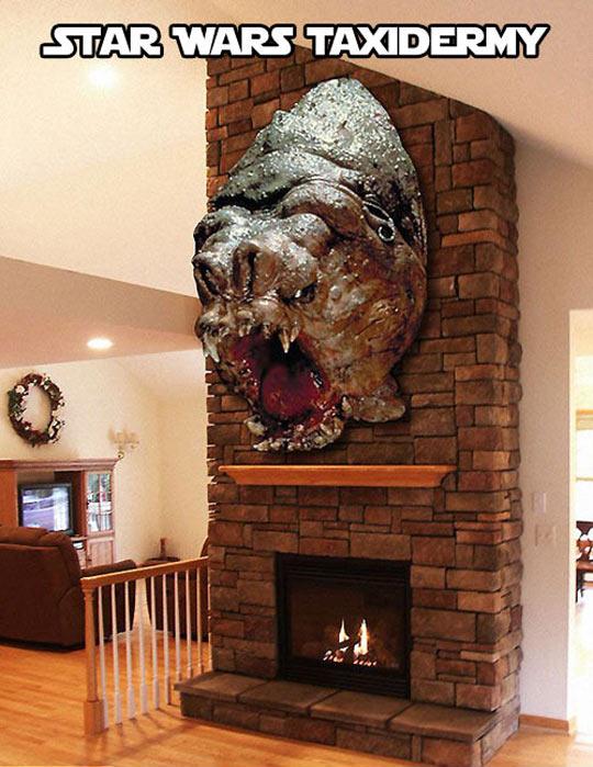 Star Wars Taxidermy. This would be found in my house.