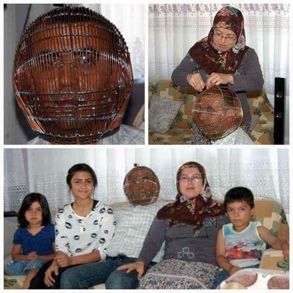 Man locks his head in a cage in an attempt to quit smoking. Wife has the key and only opens it for meals