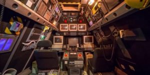 Useless Attic Space Becomes Retro Awesome Spaceship Game Center