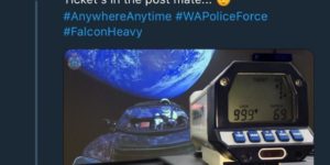 Western Australia’s police responsd to Elon informing us his car is currently over Australia.