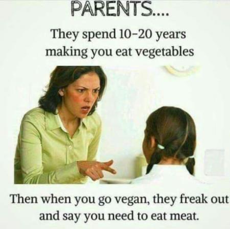Parent VS Vegan