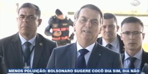Brazilian president Jair Bolsonaro suggests pooping only every other day to reduce pollution