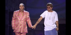 Fabulous Eminem with gangster Elton John