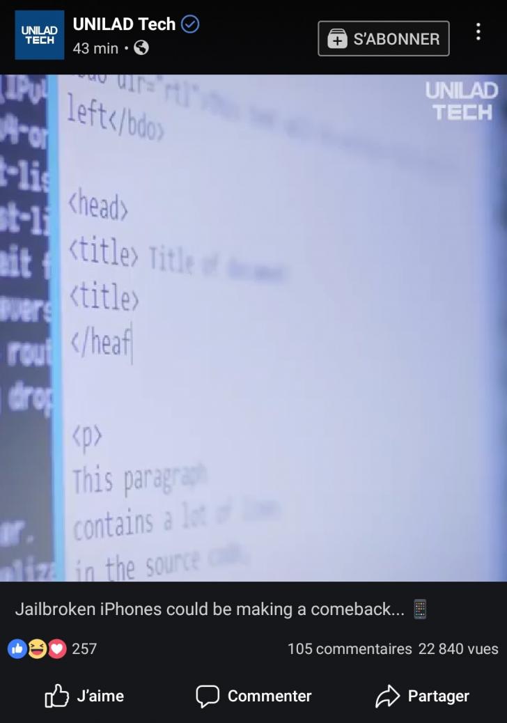 Jailbreak your iPhone using HTML