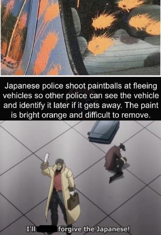 Japan ðŸ‡¯ðŸ‡µ is big on paintball. 