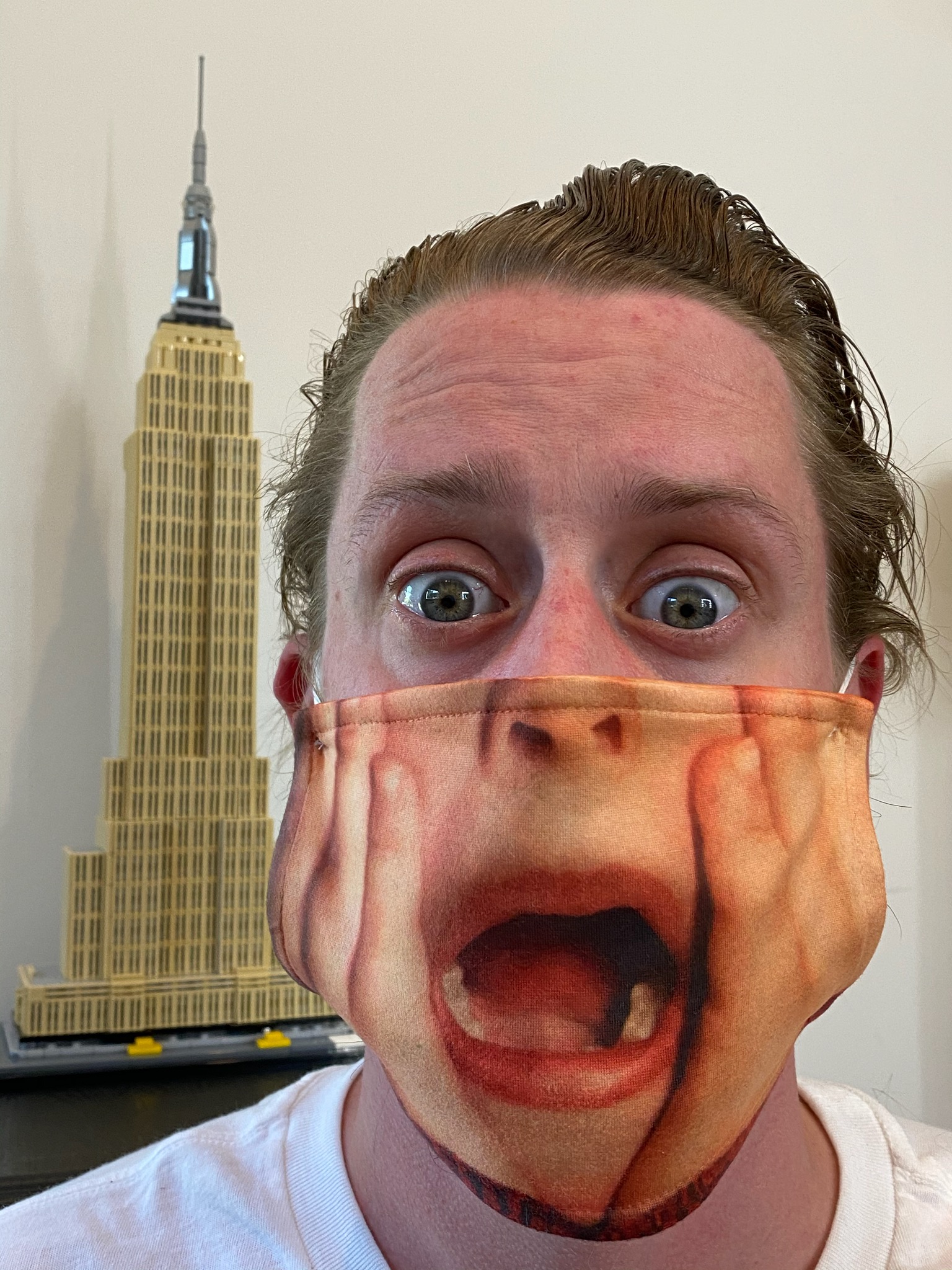 Macaulay Culkin doing Macaulay Culkin tihngs.