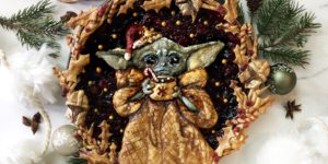 Eat all of the Raspbaby Yoda pie, I will.