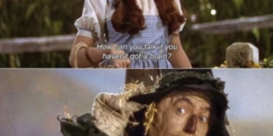 That time the wizard of oz described the entire internet