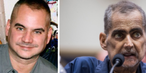 Luis Alvarez, one of the first responders on 9/11, before and after cancer.