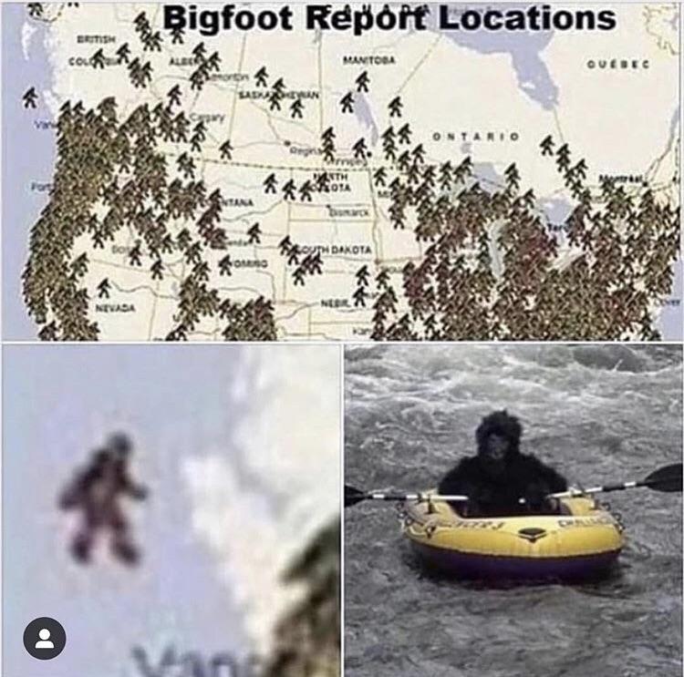 Bigfoot is on the move...